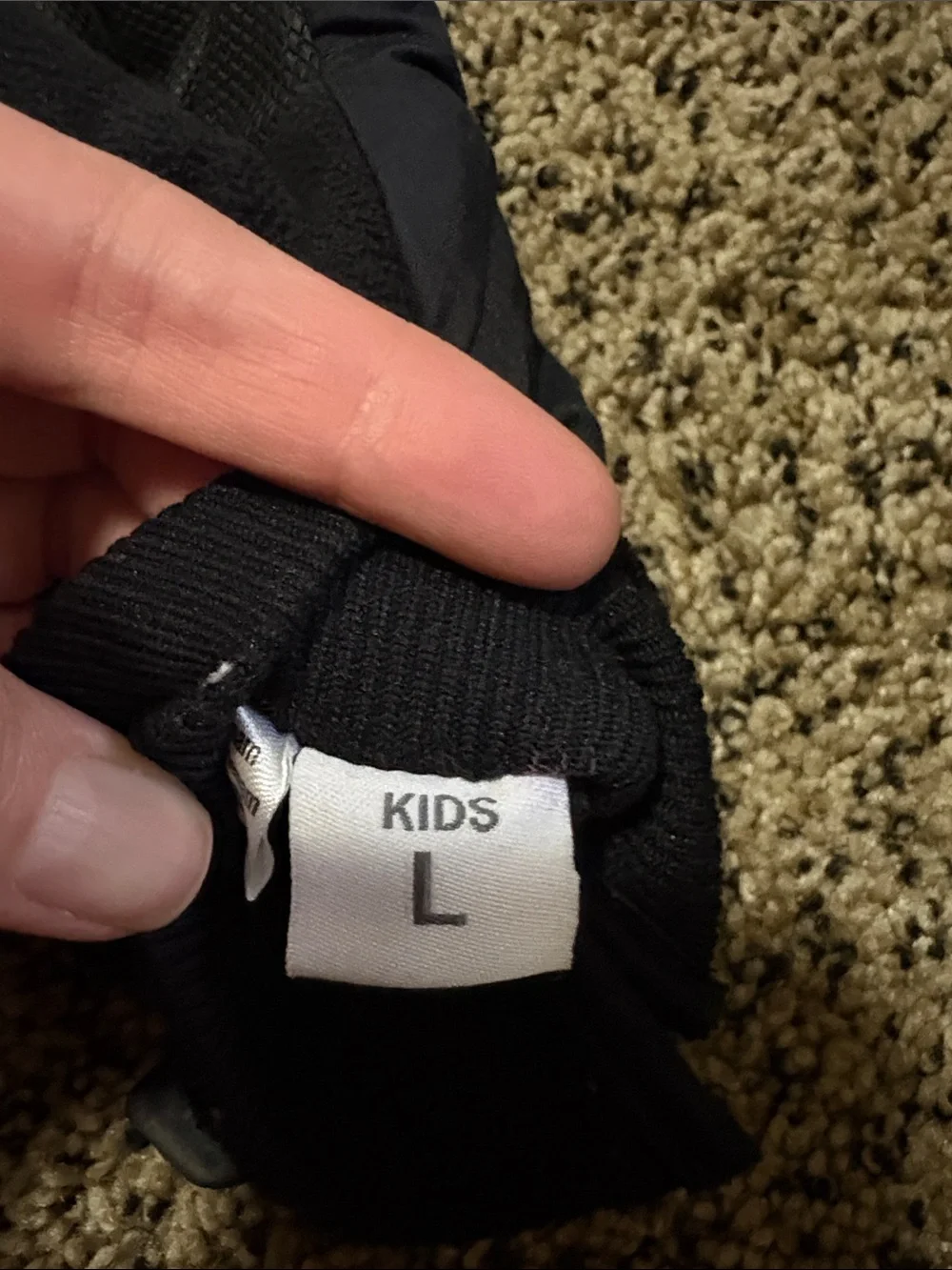 Obermeyer Kid’s Black Winter Ski Gloves